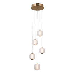Lampa wisząca Ganti PND-34362-5-HBR-OPAL Italux