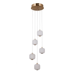 Lampa wisząca Ganti PND-34362-5-HBR-OPAL Italux