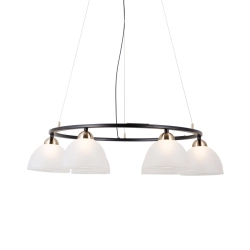 Lampa wisząca Montiela PND-34374-6-BK Italux