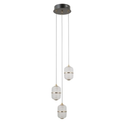 Lampa wisząca Alani PND-34375-3-BK Italux