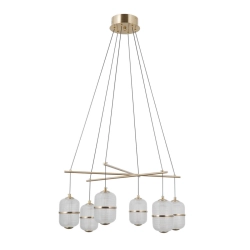 Lampa wisząca Alani PND-34375-6-HBR Italux