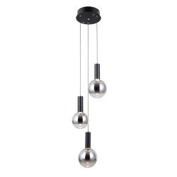 Lampa wisząca Strela PND-34378-3S-BK Italux