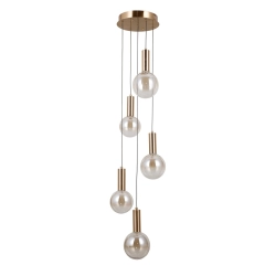 Lampa wisząca Strela PND-34378-5S-HBR Italux