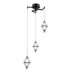 Lampa wisząca Fuente PND-34395-3-BK Italux