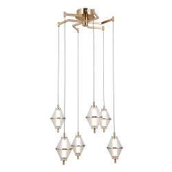 Lampa wisząca Fuente PND-34395-6-HBR Italux