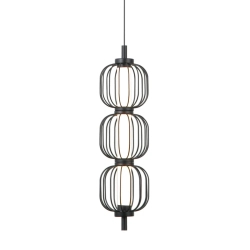 Lampa wisząca Pedro PND-34405-3V-BK Italux