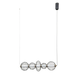 Lampa wisząca Rabel PND-344221-5-BK Italux