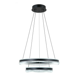 Lampa wisząca Morte PND-34535-2L-BK Italux