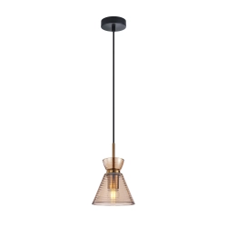 Lampa wisząca Balme PND-3621-1-BRO-AMB Italux
