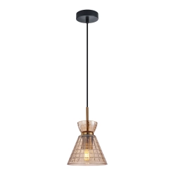 Lampa wisząca Balme PND-3624-1-BRO-AMB Italux