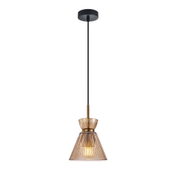 Lampa wisząca Balme PND-3627-1-BRO-AMB Italux