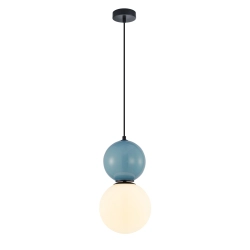 Lampa wisząca Mastal PND-36603-1L-BK-BLU Italux