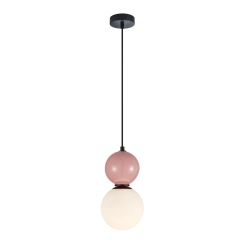 Lampa wisząca Mastal PND-36603-1S-BK-PK Italux