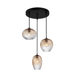 Lampa wisząca Alias PND-3672-3A-BRO-AMB Italux