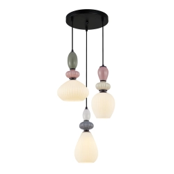 Lampa wisząca Altra PND-36787-3-BK-WH Italux