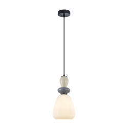 Lampa wisząca Domali PND-36816-1D-BK-WH Italux