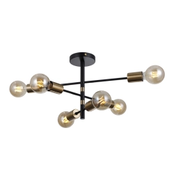 Plafon Piansi PND-4025-6-BL-HBR ITALUX