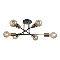 Plafon Formio PND-4052-6-BL-HBR ITALUX