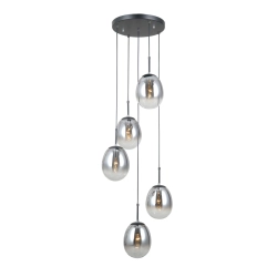 Lampa wisząca Meolo PND-40825-5-BK Italux