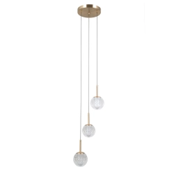Lampa wisząca Padri PND-40827-3-HBR-CL ITALUX