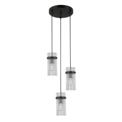 Lampa wisząca Merto PND-40930-3A-BK Italux