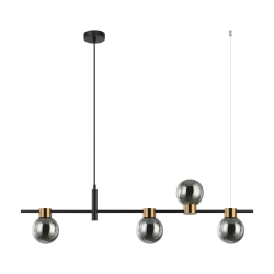 kinkiecik.pl Bletter Lampa wisząca PND-5225-4-BK-SG ITALUX