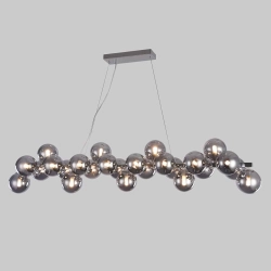 Lampa wisząca CABELLA PND-5252-A-25-CH+SMK Italux - zdjęcie 2