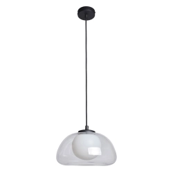 Lampa wisząca Ainale PND-54637-1-BK-CL ITALUX