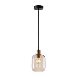 Lampa wisząca Norlis PND-54738A-1-BRO-AMB Italux