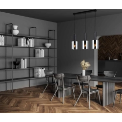 Lampa wisząca Sardo PND-5581-3-BK+SG Italux - zdjęcie 2