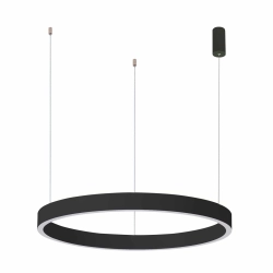 Lampa wisząca Brasco Down PND-56215-080RPP-BK-3KS4K-TRDIMM Italux