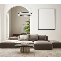 Lampa wisząca Faris PND-62738-53W-3K-BK-GD Italux