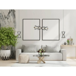 Lampa wisząca Sanke PND-63849-2-BK Italux