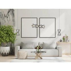 Lampa wisząca Sanke PND-63849-4-BK Italux