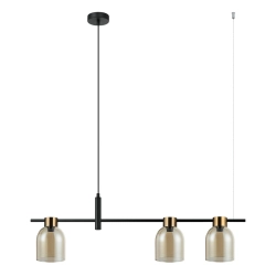 Lampa wisząca Servio PND-66892-3-BK-AMB ITALUX - zdjęcie produktu