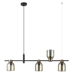 Lampa wisząca Servio PND-66892-4-BK-AMB ITALUX - zdjęcie produktu