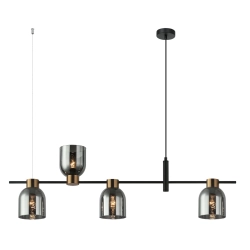 kinkiecik.pl Lampa wisząca Servio PND-66892-4-BK-SG ITALUX