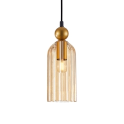 Lampa wisząca Narisa PND-74839-1-GD-AMB Italux