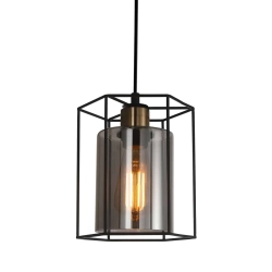Lampa wisząca Kalula PND-78901-1-BK+SG Italux - zdjęcie produktu