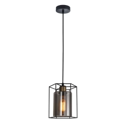 kinkiecik.pl Lampa wisząca Kalula PND-78901-1-BK+SG Italux