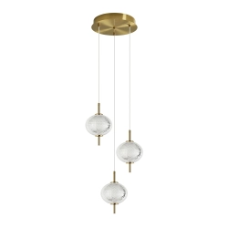 Lampa wisząca Corado PND-81418-3-BK-GD ITALUX