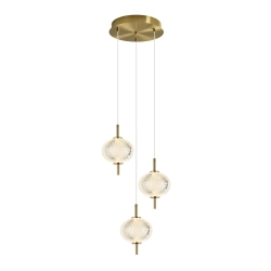 Lampa wisząca Corado PND-81418-3-BK-GD ITALUX