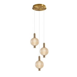 Lampa wisząca Lenti PND-83631-3-AB-AMB ITALUX