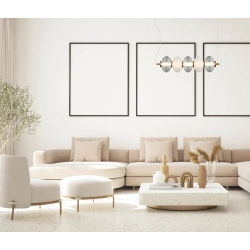 Lampa wisząca Testa PND-84938-4-BK Italux