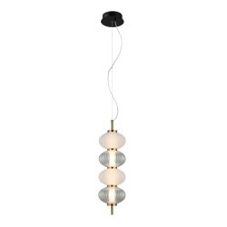 Lampa wisząca Testa PND-84938-4V-BK Italux