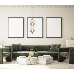 Lampa wisząca Testa PND-84938-4V-BK Italux