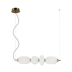 Lampa wisząca Nico PND-8545-4H-AB-WH ITALUX