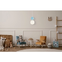 Lampa wisząca Latera PND-94331-1S-BLU Italux - zdjęcie 2