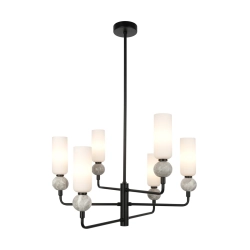 Lampa wisząca Santos PND-95331-6-BK ITALUX
