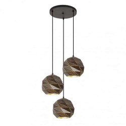 Lampa wisząca Palermo PND-2424-3S-GR+GD Italux - zdjęcie produktu